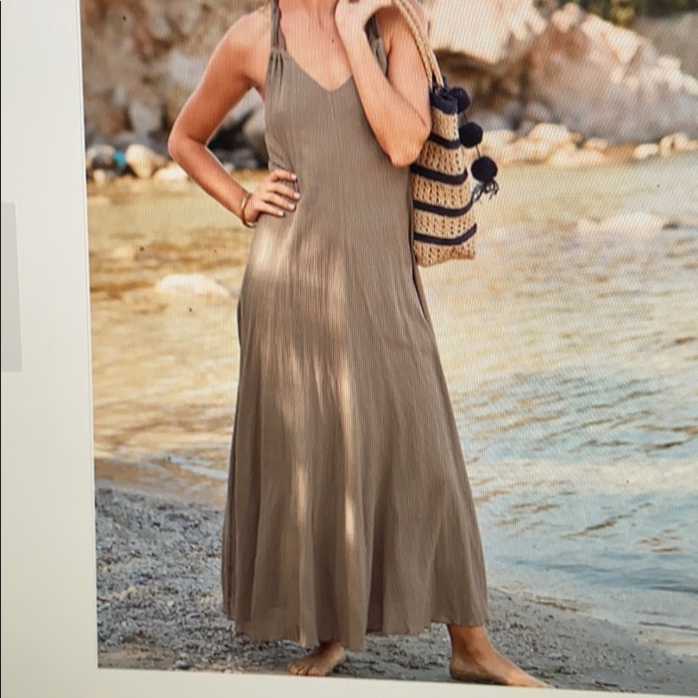 Cotton Gauze Long Cover-Up